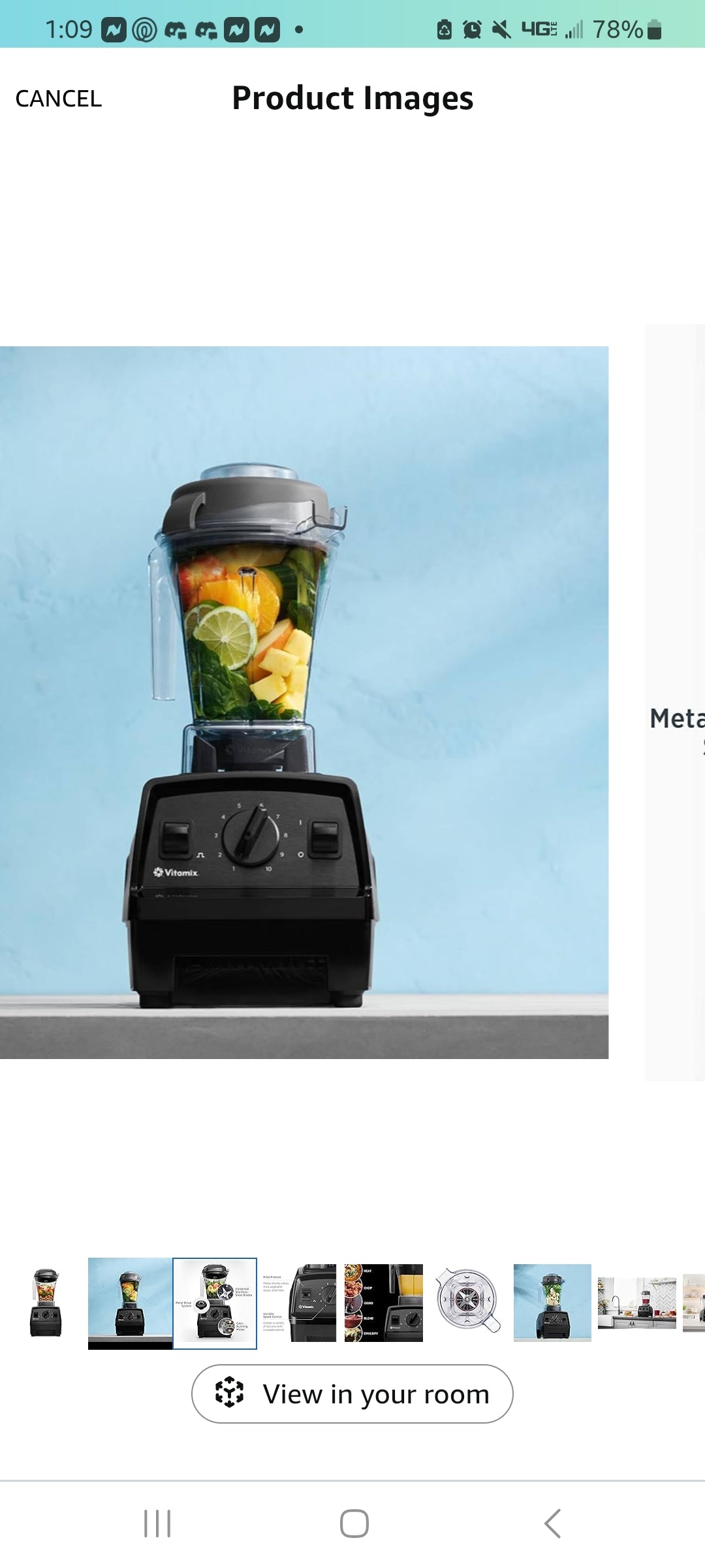 Vitamix E310 Explorian Blender, Professional-Grade, 48 Oz. Container, Black